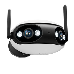 Hikwifi กล้อง4MP กลางแจ้ง4K 8MP กล้องส่องทางไกล WiFi 180องศาพาโนรามาเลนส์คู่ตรวจตราวีดีโอ <span class=keywords><strong>icsee</strong></span> <span class=keywords><strong>Alexa</strong></span> - Product Image 1