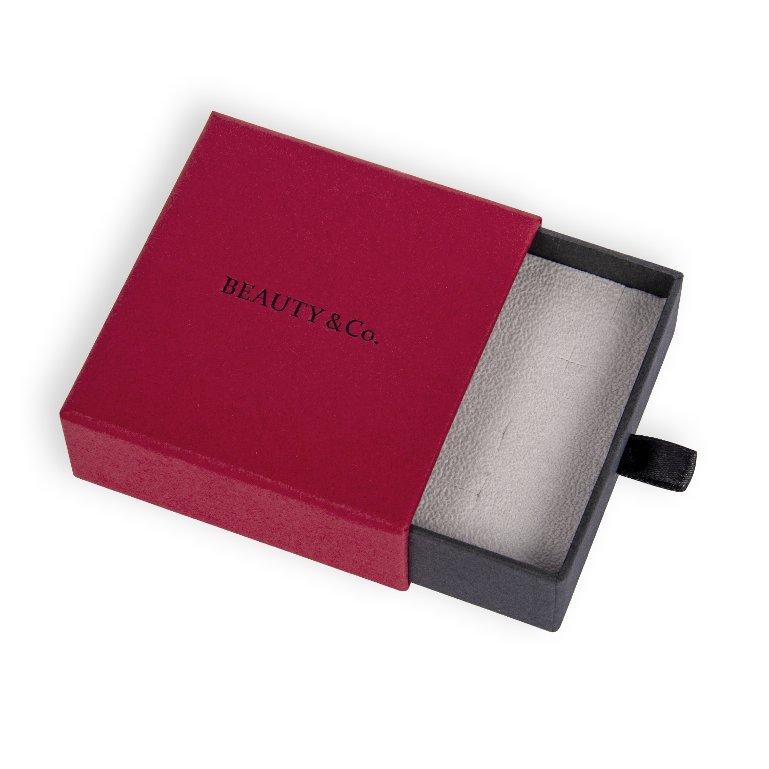 Boîte à bijoux rouge