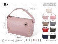 Borsa in Tela da Donna, Colore Unico, Chiusura con Cerniera, per Tutte le Stagioni, Borsa per lo Shopping - Product Image 1