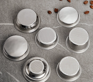 Tazón de polvo con mango para máquina de café expreso, tazón de polvo, tazón ciego de limpieza, accesorio de filtro de extracción de café simple/<span class=keywords><strong>doble</strong></span> - Product Image 6