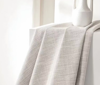 Rideaux en lin blanc, rideaux à plis froncés, rideaux en lin transparent, rideaux en lin pur, rideaux en lin naturel pour chambre à coucher, salon