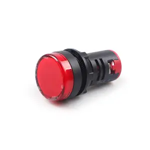 HUAWU pilot licht taster schalter AD22 LED Signal Lampe, Pilot Lampe, Anzeige Licht weiß