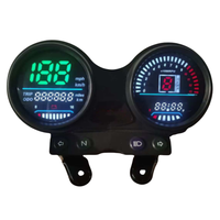 Spidometer Digital LED YBR125 untuk Motor, Tachometer 13000RPM, Pengukur Kecepatan Kmh, Odometer Motor untuk YAMAHA