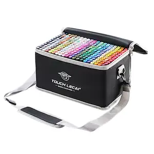 168 couleurs non toxique peinture Fineline croquis marqueurs double pointe double <span class=keywords><strong>dessin</strong></span> alcool Art permanent marqueur à Double extrémité - Product Image 1