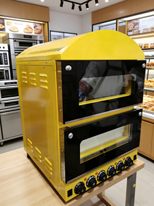 <span class=keywords><strong>Four</strong></span> à pizza commercial à double couche, <span class=keywords><strong>rouge</strong></span>, pour comptoir, pour restaurant et boulangerie, <span class=keywords><strong>mini</strong></span> <span class=keywords><strong>four</strong></span> électrique compact - Product Image 3