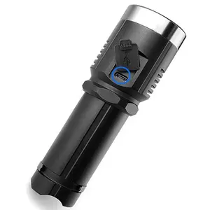 高效5伏直流3W 5W 365纳米395纳米UVA手持式铝黑光紫外发光二极管笔手电筒，用于玉石检测固化