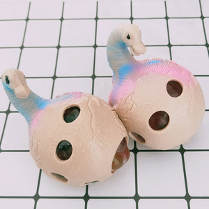 Juguetes Novedosos de la Fábrica Jincan, Juguetes Antiestrés para Niños con Forma de Dinosaurio, Rellenos de Cuentas TPR, Juguetes para Apretar - Product Image 4
