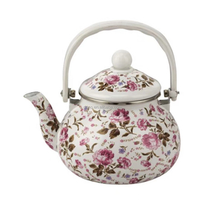 Litthing — bouilloire en acier et émail, bouilloire à fleurs, décalcomanie, personnalisable, en couleur, alimentation directe depuis l'usine - Product Image 2