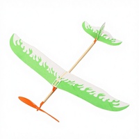 Modèle d'avion à double aile Milai Thunderbird propulsé par élastique, jouet de puzzle, modèle d'hélicoptère en plastique à assembler soi-même 668 Zhejiang
