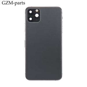 Porte de batterie de téléphone portable pour <span class=keywords><strong>iPhone</strong></span> <span class=keywords><strong>11</strong></span> Pro Max châssis de cadre moyen en verre arrière <span class=keywords><strong>remplacement</strong></span> complet de l'assemblage du boîtier - Product Image 2