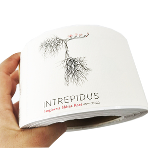 Luxury Luxury Brand Embossed Logo Mylar Metal Bag <strong>Labels</strong> Makeup <strong>Products</strong> <strong>Custom</strong> Logo <strong>Label</strong> for Candle - Product Image 5