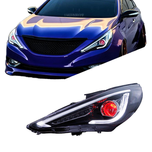 Mới 12V tám đèn lắp ráp sửa đổi dẫn ngày chạy ống kính <span class=keywords><strong>Xenon</strong></span> <span class=keywords><strong>Xenon</strong></span> đèn cho hiện đại 2011 2015 Sonata 6000K Nhiệt độ màu - Product Image 1