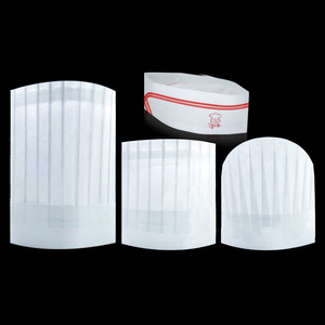 Cappello da Chef Usa e Getta Personalizzato con Logo, Cappello da Cuoco in Carta con Taglia Regolabile - Product Image 2