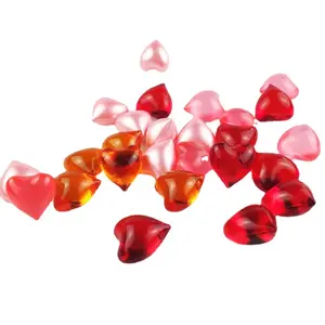 Bath Beads Wholesale Heart Shaped Bath Pearls Oil Capsule With Rose Scents Bath Beads