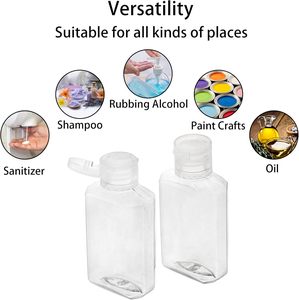 <span class=keywords><strong>Contenitori</strong></span> Portatili Ricaricabili in PET con Tappo a Vite Marca SK Jiangxi, Formato da Viaggio <span class=keywords><strong>per</strong></span> Sapone Liquido e Igienizzante Mani - Product Image 4
