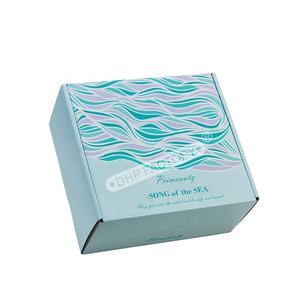 Papier ondulé recyclé personnalisé Belle Spa Soins du corps Bain moussant <span class=keywords><strong>Bombe</strong></span> Emballage de voyage à domicile Boîte d'expédition postale - Product Image 4