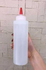 Dispensador de alimentos de plástico con tapa para salsa, aceite, <span class=keywords><strong>tatuaje</strong></span>, pintura, 4oz, 8oz, 16 oz, 100ml, 250ml, 500ml - Product Image 2