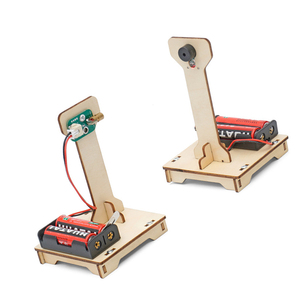 OKYN-Y2439 Kit de Alarma Láser Infrarroja de Madera para Armar, Proyecto Científico para Estudiantes - Product Image 1