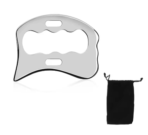 Outils de massage Gua Sha en acier inoxydable, couteau à gratter, masseur pour détendre les tissus mous, réduire les douleurs de la tête, du cou et du dos, outils de libération - Product Image 6