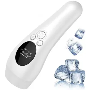 Ice Cool Ipl Hair Removal Device Handset Electric Epilator 999999 Flashing Ice Ipl Hair Removal With Ice Cooling System