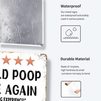 Juego de Letreros Metálicos Vintage Divertidos con Diseño de Esqueleto para Baño, Decoración Retro para Pared de Casa, Baño o Bar