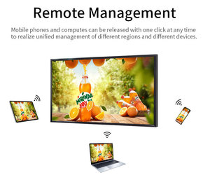 จอแสดงผลดิจิทัลแบบแขวนสำหรับโฆษณาในร่ม ความสว่างสูง 49/55/65 นิ้ว 4000 นิต <span class=keywords><strong>IPS</strong></span> <span class=keywords><strong>4K</strong></span> LCD สำหรับติดตั้งหน้าต่าง - Product Image 3