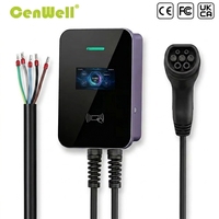 Chargeur EV triphasé AC OEM&ODM 11 kW 22 kW 380 V OCPP 1.6J, bornes de recharge murales, type 2, Wallbox