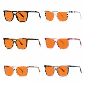 Montura Óptica Sunray Design, Venta Directa de Fábrica en China, Lentes Anaranjadas con Bloqueo de Luz Azul para Hombre y Mujer, Montura Duradera TR90 - Product Image 5
