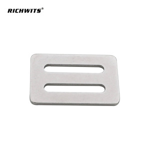 Boucle de réglage coulissante à 2 fentes en acier inoxydable 304 de qualité marine pour quincaillerie de pont de bateau, yacht, kayak - Product Image 3