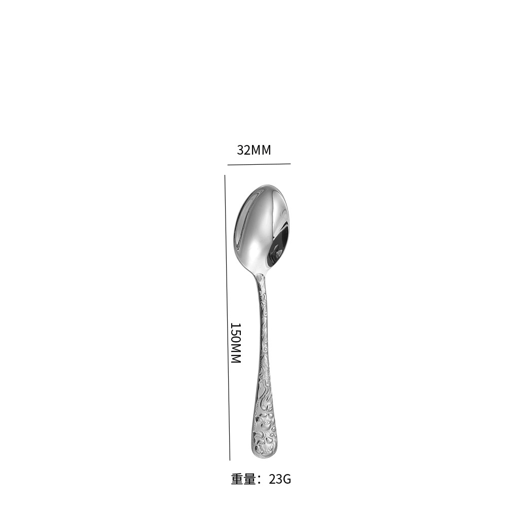 Cuchara de postre (plata)