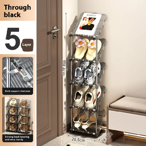 La nouvelle tendance de 2025 étagères à chaussures de luxe assemblées multicouches légères pour la maison économisent de l'espace et offrent un <span class=keywords><strong>stockage</strong></span> en trois dimensions - Product Image 4