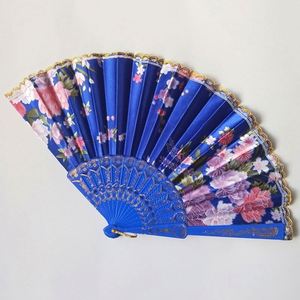 Nouveau style éventail pliant chinois en dentelle, cadeaux de mariage, éventail en plastique pour décorations de bal, artisanat en plastique fait main - Product Image 5