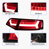 Ensemble de feux arrière LED BK pour Audi A6 2008-2012, style restylé, clignotants dynamiques à LED complets, plug and play