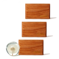 Ambientador de madera ámbar para coche con clip de acero inoxidable para visera, neutralizador de olores, proveedor mayorista de China