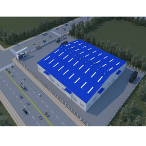 Bâtiment en acier préfabriqué léger de faible coût au Canada, structure préfabriquée portable pour hangar préfabriqué - Product Image 5