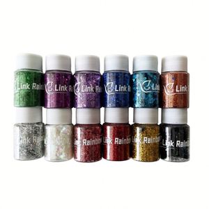 Paillettes corporelles imperméables pour Noël et Halloween, effet miroir flash pour nail art et loisirs créatifs, poudre de paillettes cristallines, sequins imperméables - Product Image 6