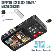 Convertisseur numérique VHS avec enregistreur 2.0 et télécommande pour lecteurs/caméscopes/consolles de jeux Hi8/DV