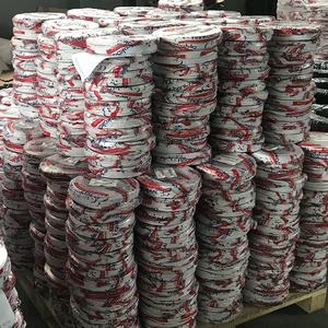 H03VH-H-Cable de altavoz plano de PVC, Cable de alimentación de 2x1,0mm, 2x1,5mm, 2x2,5mm, con línea roja, Flexible, CCA, <span class=keywords><strong>CCAL</strong></span>, CCAM, color blanco - Product Image 2