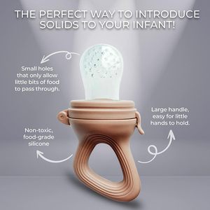 <span class=keywords><strong>Sucette</strong></span> d'alimentation pour bébé, best-seller, sans BPA, en silicone, pour fruits, avec plateau à mordiller pour nourrissons - Product Image 3