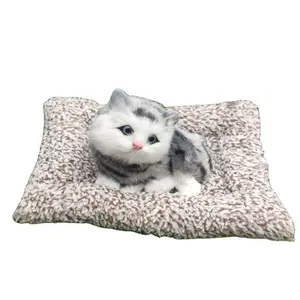 Mini simulazione di alta qualità su misura animali gatti conigli peluche regalo per bambini decorazione della camera da letto della casa simpatici gatti da compagnia