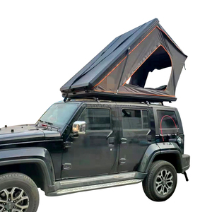 Vitesse hydraulique ouverture à l'extérieur de la voiture Road Trip Offroad coque dure Ultra mince en alliage d'aluminium Triangle toit de voiture Jeep <span class=keywords><strong>Wrangler</strong></span> tente - Product Image 3