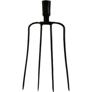 Cabeza de Horquilla de Jardín Azul de Grado Industrial con 4 Puntas, Acero Forjado para Uso Ferroviario-F102 - Product Image 6