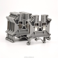 UPUN UKJ-4 800V 41A UK Rail Din Électrique En Plastique Pince À Vis Bornier