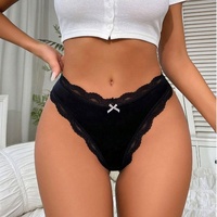 Ropa Interior de Encaje para Mujer, Novedad 2026, Bikini Elegante para Chicas Jóvenes con Lazo, Bragas Cómodas y Suaves para Uso Diario, Panty de Moda