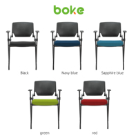 Chaise de bureau pliable empilable en plastique, pour salon, bureau à domicile, moderne, hauteur réglable, facile à nettoyer, durable, personnalisable
