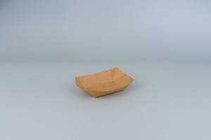 Disposable Kraft Food Paper Boat Shape Hot <strong>Dog</strong> Snack French Fries Tray - Product Image 4
