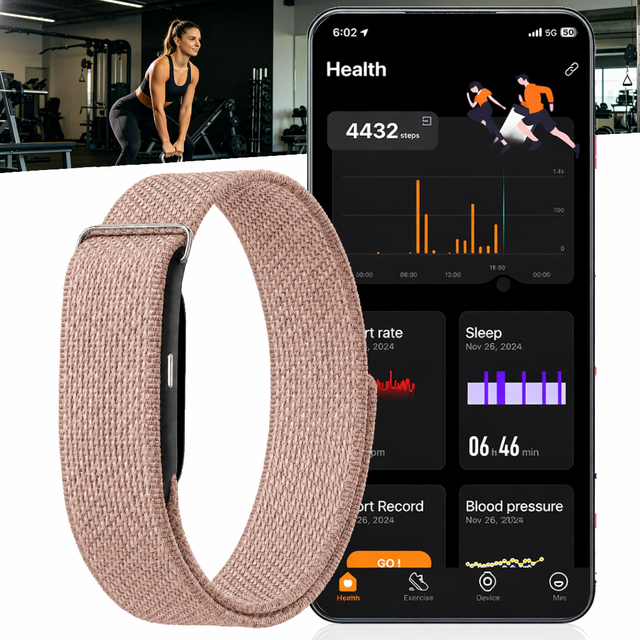 ETQ18 Activity Recovery Fitness Tracker HRV Readiness Sleep Analysis AI Health Report 24H HR SpO2 BP Pressure Testing Waterproof