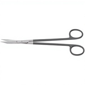 Tijeras Facelift Davis de 18 cm, Tijeras Quirúrgicas Curvas Serradas Supercut para Rhytidectomía y Despliegue de Flap Cutáneo de Vaslcare - Product Image 1