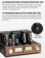 Amplificador de Tubos KT88 Más Vendido |   Modos Triodo y Ultra-Lineales |   Rendimiento de Audio Premium 50W+30W