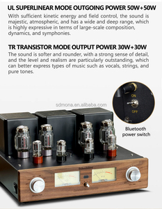 Amplificateur à tubes KT88 le plus vendu |   Modes <span class=keywords><strong>Triode</strong></span> et Ultra-Linéaire |   Performances audio premium 50W+30W - Product Image 5